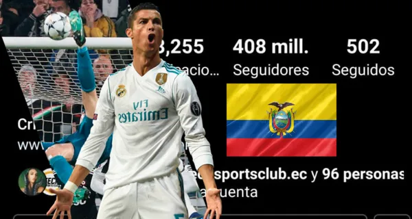 Cristiano Ronaldo tiene entre sus fotos de Instagram a un ecuatoriano, entérate de quién se trata