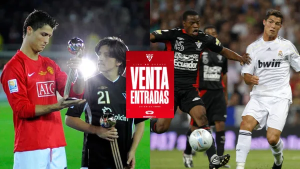 Cristiano Ronaldo ya jugó 2 veces contra Liga de Quito, por eso los hinchas se ilusionan con que haya una 3era ocasión