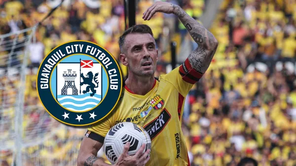 Damián Díaz-Barcelona SC-Guayaquil City / Foto: API