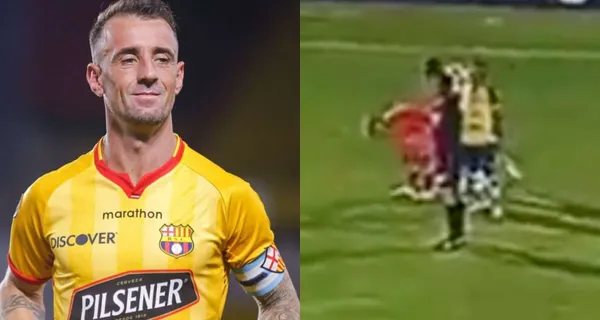 Damián Díaz dejó botada la banda de capitán en el partido ante Gualaceo pero fue por esta razón