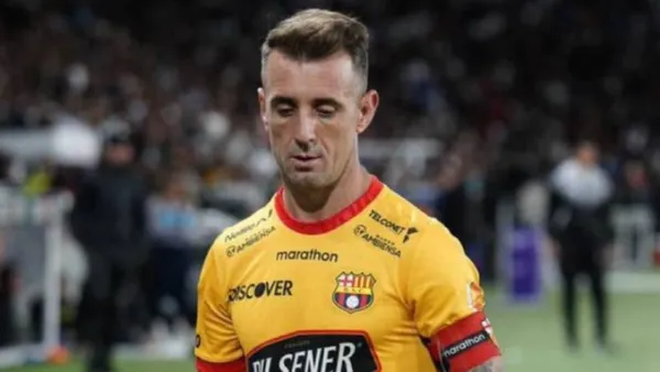 Damián Díaz en Barcelona SC / Foto: API