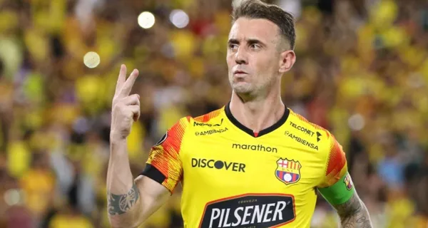 Damián Díaz en Barcelona SC / Foto: API