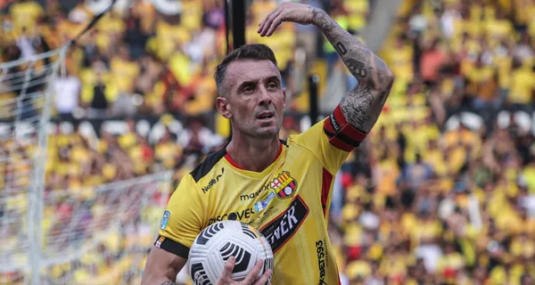 Damián Díaz en Barcelona SC / Foto: API
