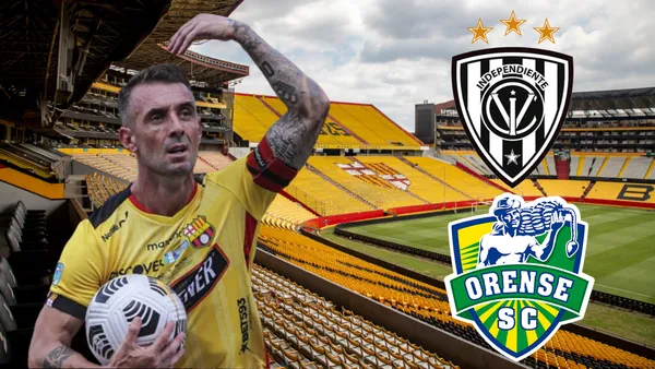 Damián Díaz en el Estadio Monumental (Foto tomada de: Primicias/API/Wikipedia)