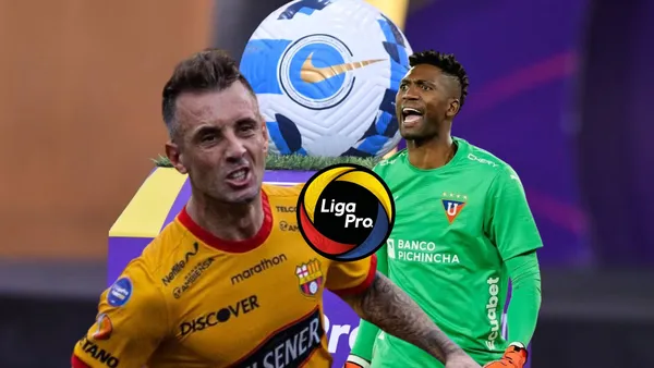 Damián Díaz enojado, Alexander Domínguez gritando. Foto tomada de: El Universo/API