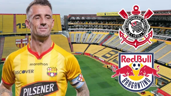 Damián Díaz feliz en el Estadio Monumental (Foto tomada de: Extra/API/ESPN)