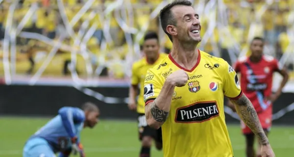 Damián Díaz fue uno de los puntos más bajos en el partido entre Montevideo City y Barcelona SC