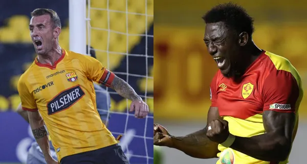 Damián Díaz perdió los papeles en el cotejo entre Barcelona SC ante Aucas, en el estadio Monumental, cuando necesitaba cabeza fría