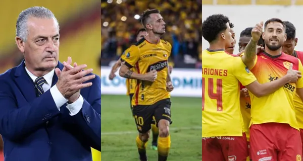 Damián Díaz salió de titular en Barcelona SC, que se enfrentó a Aucas en el Gonzalo Pozo Ripalda, y llamó la atención lo que hizo