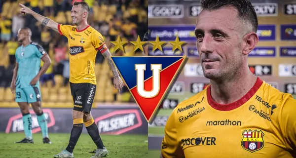 Damián Díaz se consagró con un triplete contra Cumbayá y ahora que se viene Liga de Quito mira lo que dijo el 10 de Barcelona SC