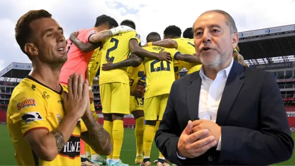 Damián Díaz, Selección Ecuatoriana e Isaac Álvarez (Foto tomada de: Extra/API/EFE/Liga de Quito)