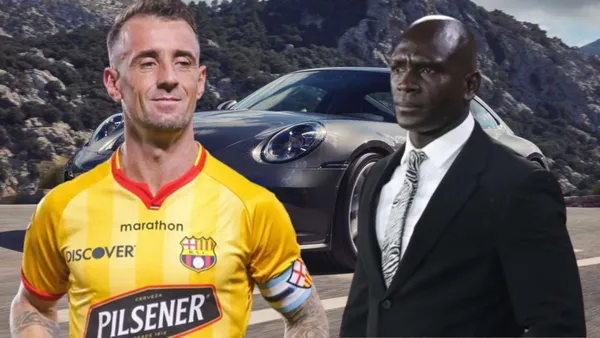 Damián Díaz tiene un Porsche de $100 mil justo en Guayaquil