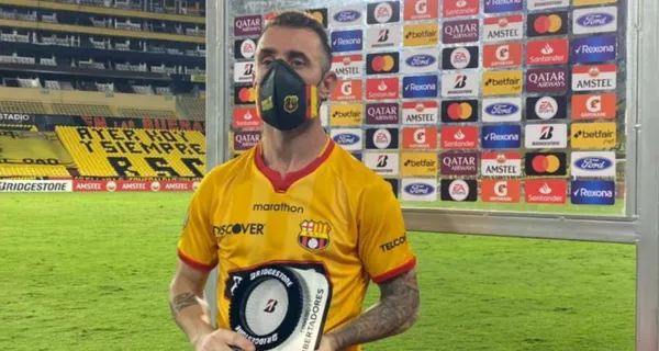 Damián Díaz, volante de Barcelona SC, se encuentra en un gran momento sin embargo no todos sus compañeros están en sintonía con su juego