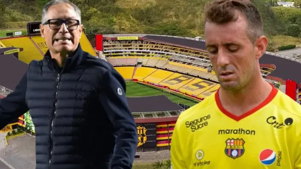 Damián Díaz y Ariel Holan / Foto: API