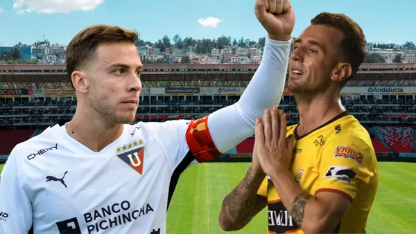 Damián Díaz y Ezequiel Piovi (Foto tomada de: Liga de Quito/API)