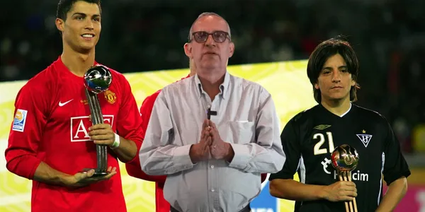 Damián Manso estuvo en el podio de los mejores jugadores del Mundial de Clubes