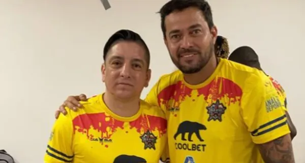 Damián Manso sigue desparramando su magia en las canchas de Ecuador, se unió a Jaime Iván Kaviedes y anotó un tanto de gran calidad
