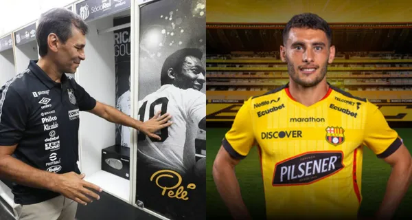 Dan por sentado que Emmanuel Martínez dejará Barcelona SC para reencontrarse con Fabián Bustos en el Santos de Brasil