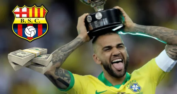 Dani Alves es uno de los jugadores más ganadoresen la historia y se quedó sin equipo por lo que desde Guayaquil lo pusieron como una opción para Barcelona SC en la siguiente temporada