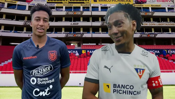 Daniel de la Cruz y José Quintero (Foto tomada de: Liga de Quito/Zportyz)