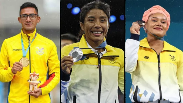 Daniel Pintado, Lucía Yépez y Neisi Dajomes (Foto tomada de: Comité Olímpico)