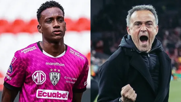 Darwin Guagua-Luis Enrique / Foto: Infobae