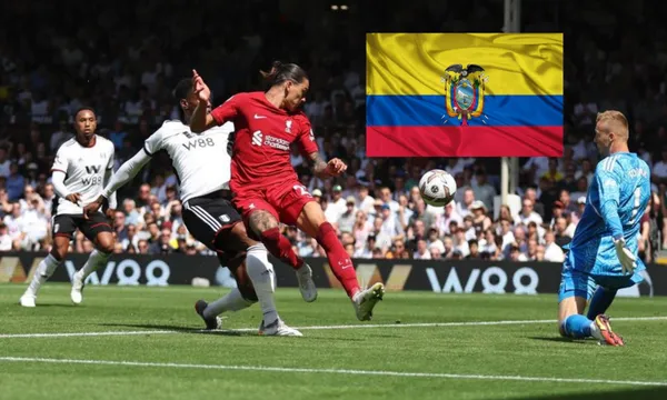 Darwin Núñez anotó su primer gol en la Premier League, en su momento un ecuatoriano lo neutralizó