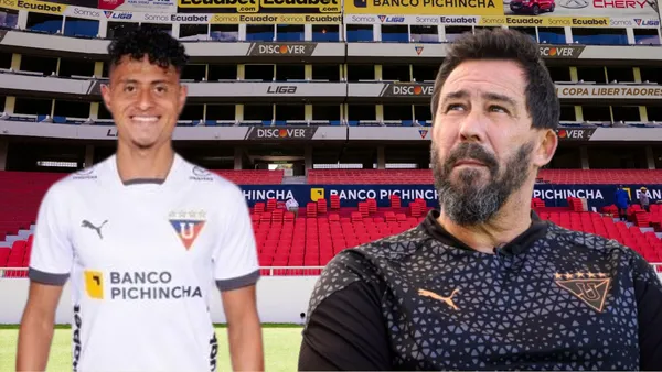 Daykol Romero y Pablo Sánchez (Foto tomada de: Liga de Quito)