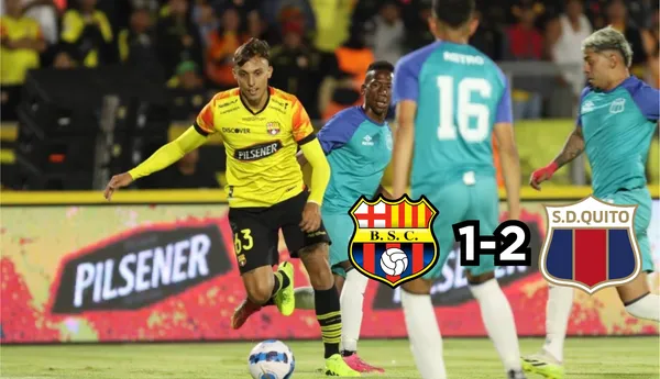 De los pocos que destacaron del Barcelona ante Deportivo Quito. FOTO: El Universo