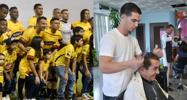 Decían que era mejor que José Francisco Cevallos en la portería pero luego de salir de Barcelona SC no tuvo protagonismo. Hoy es peluquero