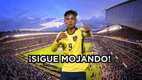 Delantero de LDU continúa mojando para Liga Deportiva Universitaria de Quito.