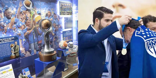 Denuncian por redes sociales que un par de medallas donadas al museo de Emelec no coinciden con las que se encuntran actualmente