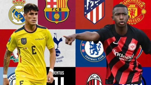 Desde Inglaterra buscarían juntar a Piero Hincapié y William Pacho