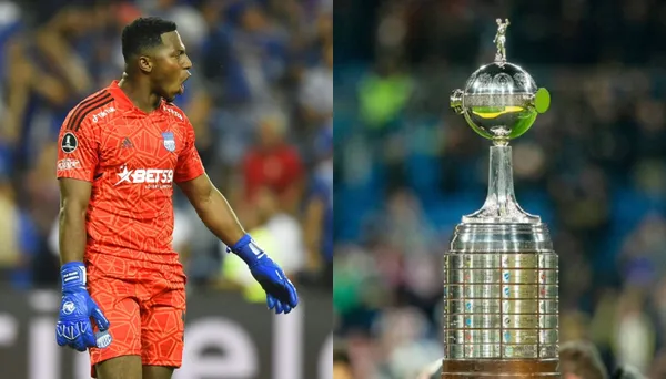 Desde la Copa Libertadores reconocieron el buen nivel de Pedro Ortiz contra Atlético Mineiro