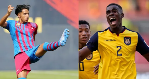 Diego Almeida realizó una asistencia desde la mitad de la cancha similar a la que le puso Félix Torres a Michael Estrada