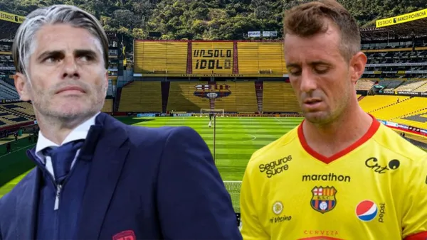 Diego López tiene que corregir el error antes de la Libertadores (Foto tomada de: El Comercio/El Telégrafo/BSC)