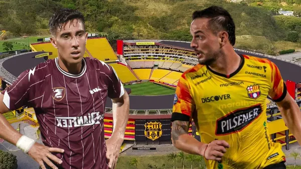 Diego Valencia y Octavio Rivero (Foto tomada de: Barcelona SC/API/Transfermarkt)