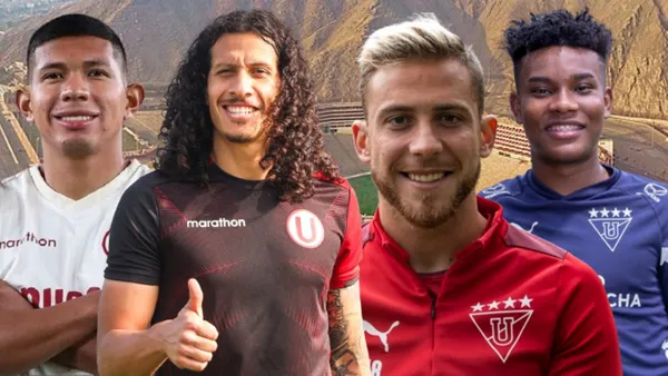 Diferencia abismal entre el plantel de LDU y Universitario (Foto tomada de: Wikipedia/Primicias/RPP/El Universo)