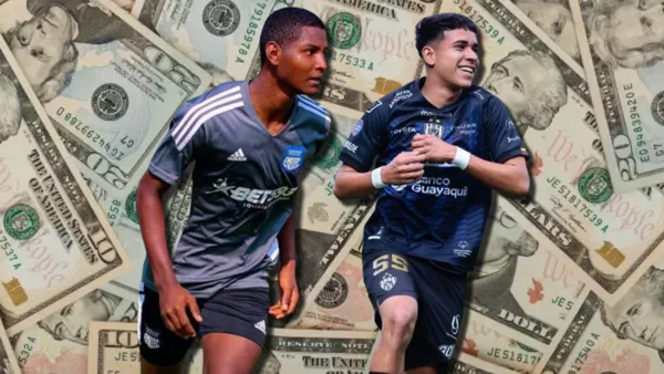 Diogo Bagüí y Kendry Páez / Foto: Olé