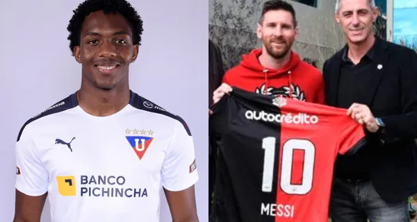 Djoakeff Reasco viajó hasta Argentina para sumarse a Newell's, del cual es hincha Lionel Messi, y ya recibió sus primeros comentarios