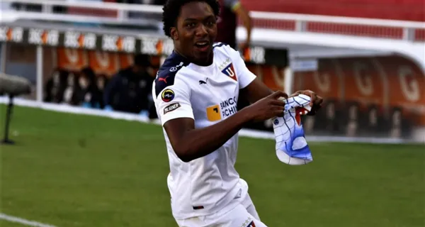 Djorkaeff Reasco tuvo su oportunidad para ser titular en Liga de Quito y no desentonó. Pablo Marini se refirió sobre qué hará con el delantero ecuatoriano