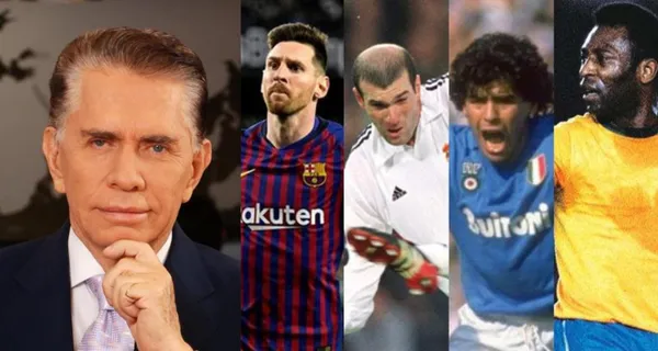 Don Alfonso Espinoza de los Monteros, reconocido presentador de noticias, eligió al mejor jugador en la historia del fútbol