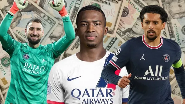 Donnarumma, Willian Pacho y Marquinhos (Foto tomada de: Forbes/X/Transfermarkt/Fichajes)