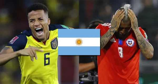 Ecuador está en el Mundial y Chile lo verá por TV. En las redes circula el canto que les dedicaron a los de la Estrella Solitaria desde Argentina