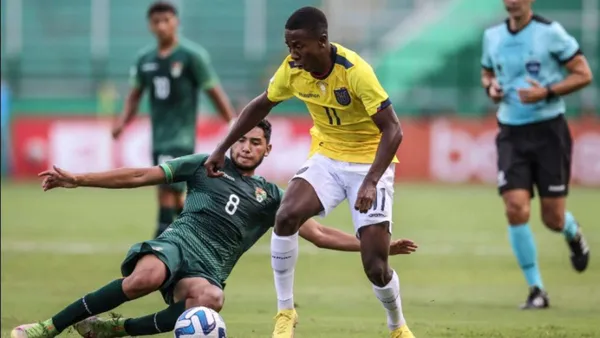 Ecuador vs Bolivia Sub-20 / Foto tomada de: El Telégrafo