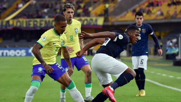 Ecuador vs Brasil Sub-20 en 2023 / Foto tomada de: API