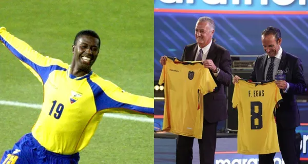 Édison Méndez fue el homenajeado en la presentación de la camiseta de Ecuador, por ser el único jugador en el país que ha jugado tres mundiales, pero no estuvo presente