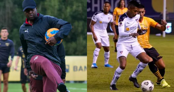 Édison Méndez le quita presión a Liga de Quito, para el cotejo contra Barcelona SC que será el domingo