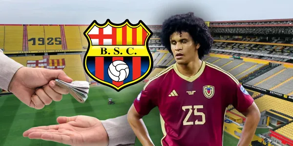 Eduard Bello en la Selección de Venezuela (Fuente: El Universo / EXTRA)