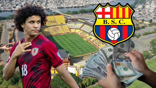 Eduard Bello (Foto tomada de: Barcelona SC/Vinotinto/El Universo/Wikipedia)